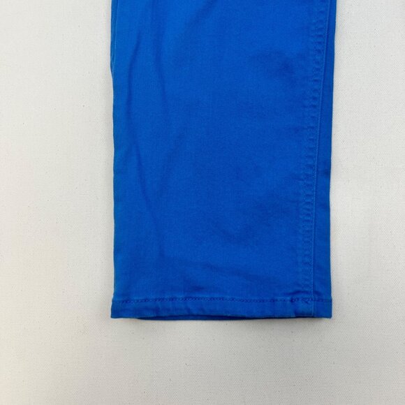 J.Jill Denim Women’s Cropped Pants Pull On Blue Size 6 Pockets - Picture 4 of 9